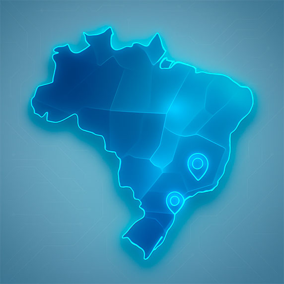 Mapa das Unidades Ciacon Tech
